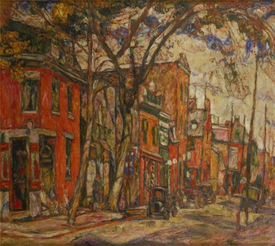 Image - Abram Manevich: A City Street.